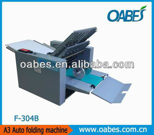 160 sheets/min (A4 80 gsm, single fold)F-304B manual setting desktop paper folding machine