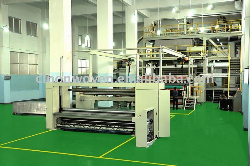 1600MM PP spunbond nonwoven fabric making machine in single beam