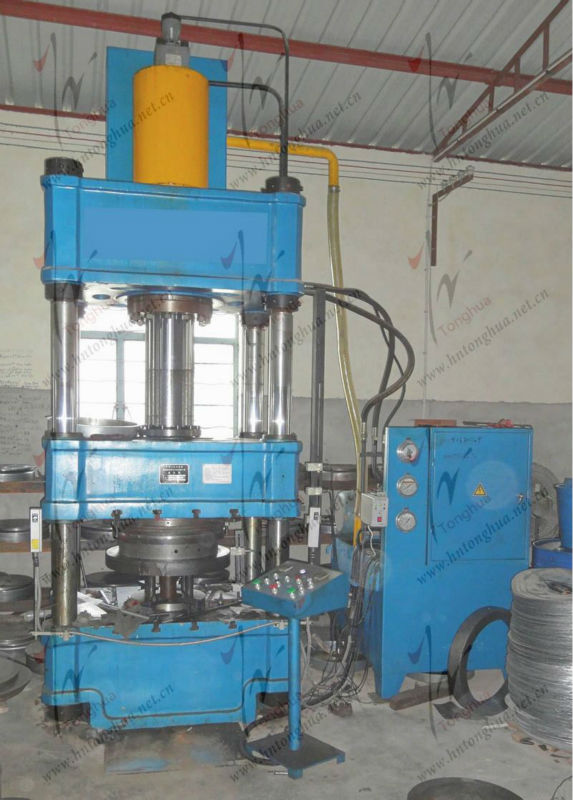 160T four columns hydraulic press machine (for tank cover)for solar water heater production line