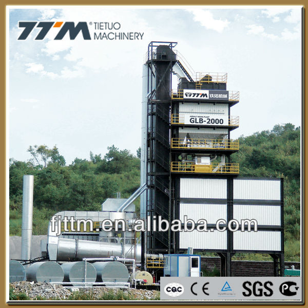 160T/H Stationary asphalt mix plant GLB-2000