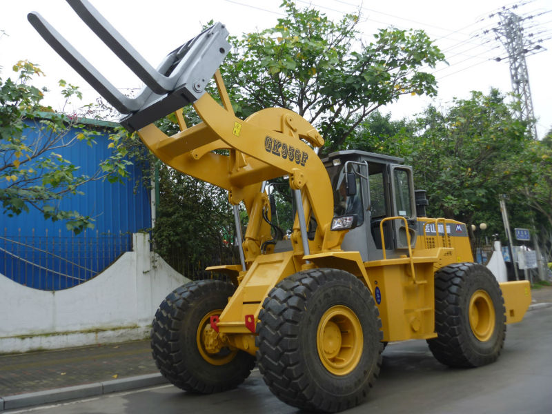 16ton wheel forklift loader GK816 with Cummins engine