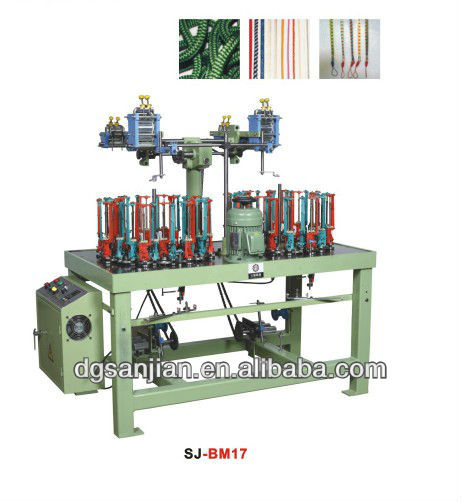 17 spindles braiding machine