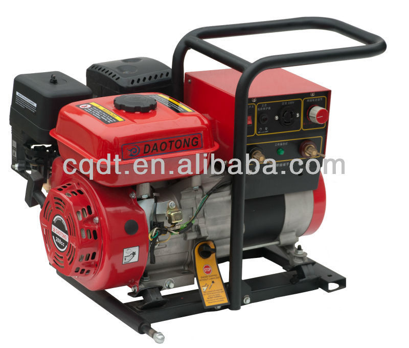 170F 100A 208CC SINGLE PHASE AC 220V 60HZ RECOIL GASOLINE ARC WELDER