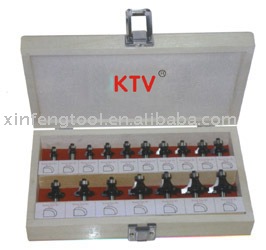 17pcs/set Woodworking Router Bit Set