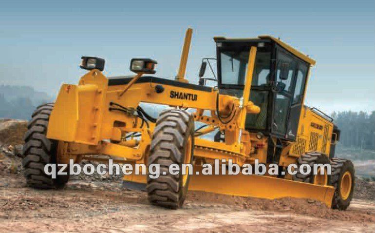 17T Shantui 210HP Motor Graders SG21-3 With Cummins Engine