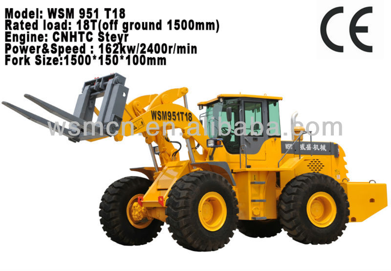 18T STONE FORKLIFT LOADER