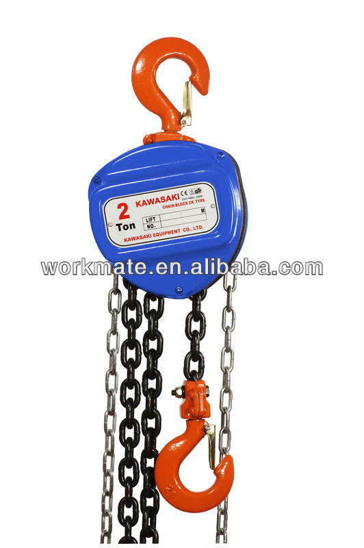 1T*1.5M Manual Chain Hoist/ Chain block/ KAWASAKI Type