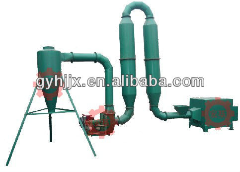 1T capacity wood sawdust drying machine with single stove