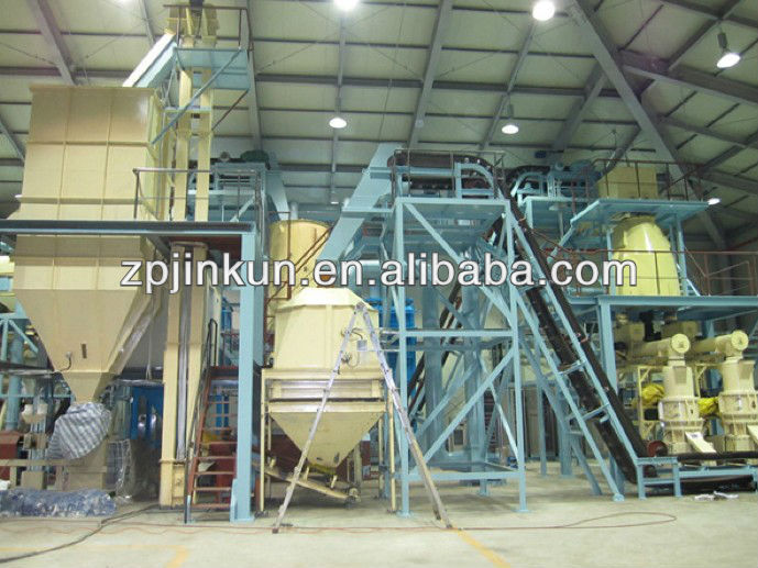 1T/Hr Ring Die Biomass Wood Pellet Production Line for sale