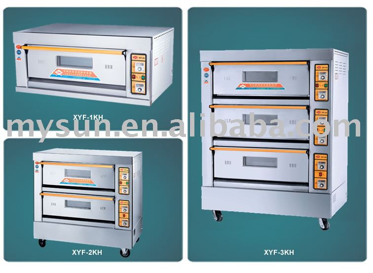 2/4/6/9 trays priced gas/electric deck oven