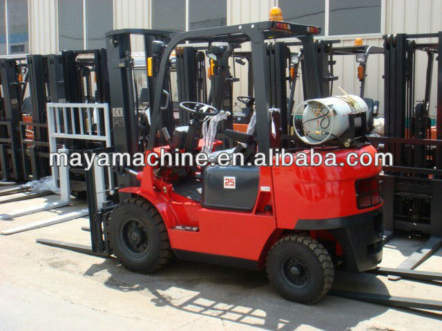 2.5ton LPG HYDRAULIC forklift JAPAN NISSAN engine