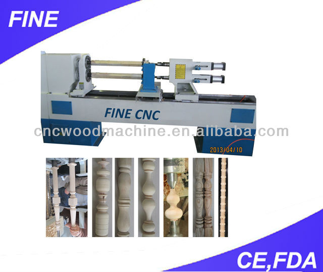 2 axis cnc wood lathe from factory directly with CE