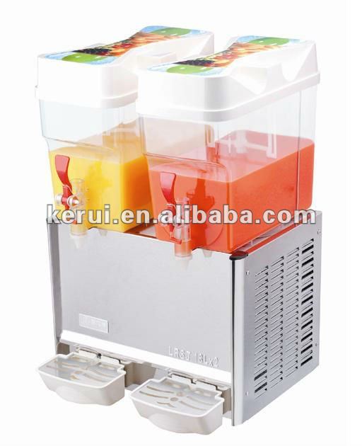 2 bowls fruit juice dispenser