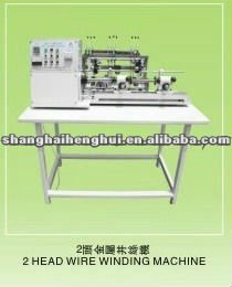 2 head semi-automatic wire winding machine