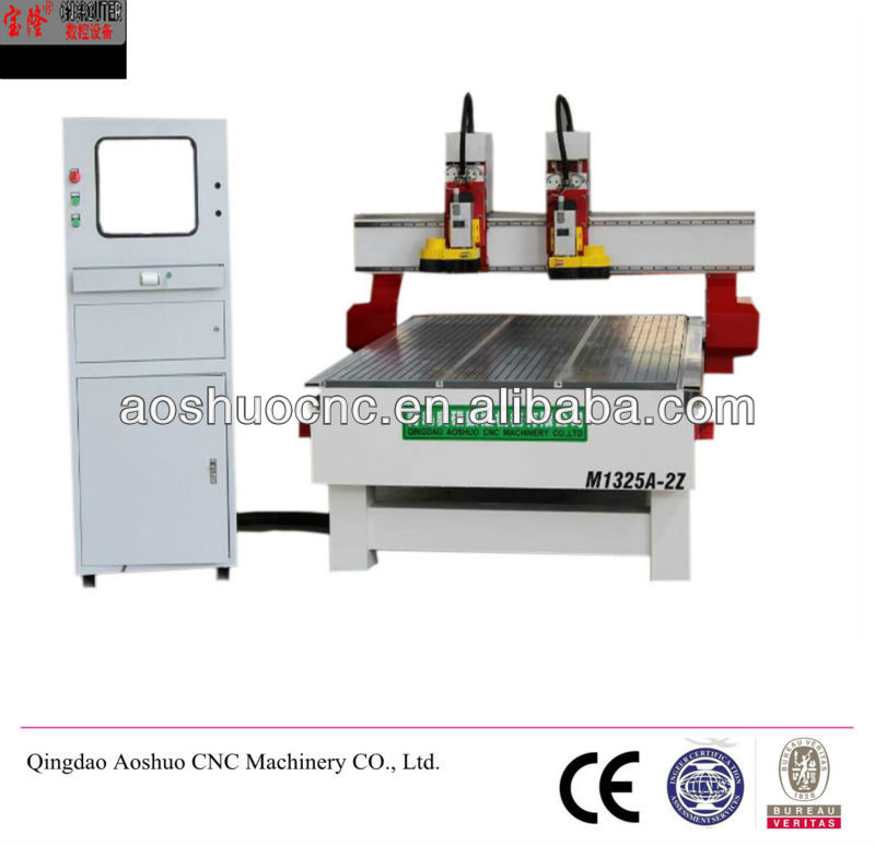 2 Heads CNC Routing Machine Used For Wood