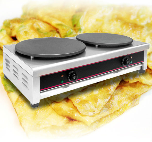 2-plate commercial gas crepe maker /restaurant gas crepe maker GM-2