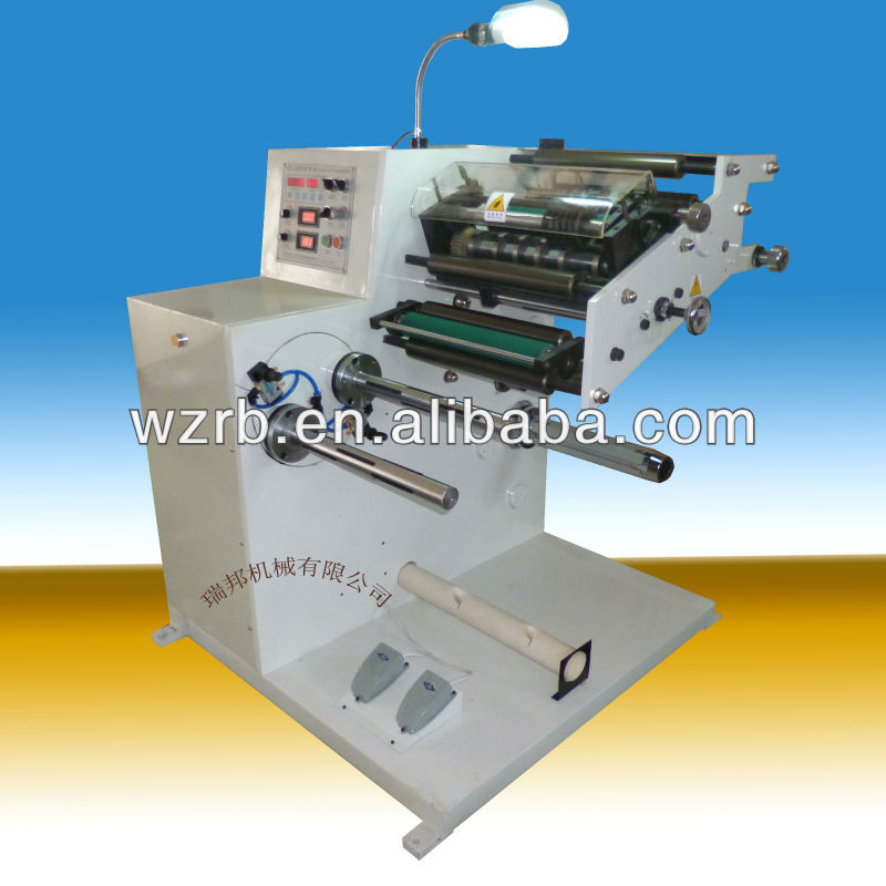 2 rewinder shaft high speed label slitting machine