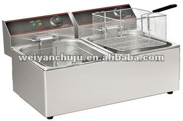 2-Tank 2-Basket Electric Fryer