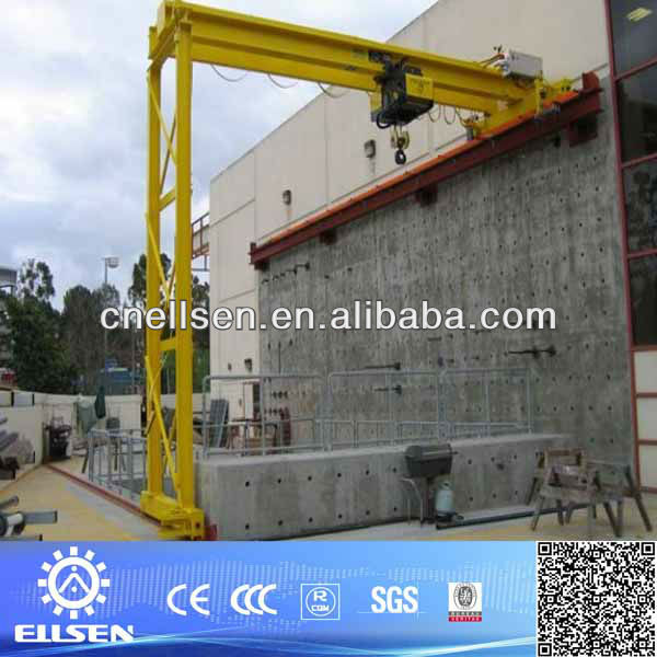 2 ton~10 ton Single Girder Semi Gantry Crane(Half Gantry Crane)