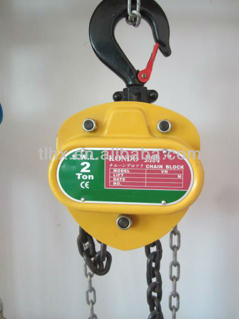 2 ton chain block, 2 ton hand chain block