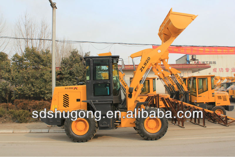 2 ton loader with cummins 60kw engine