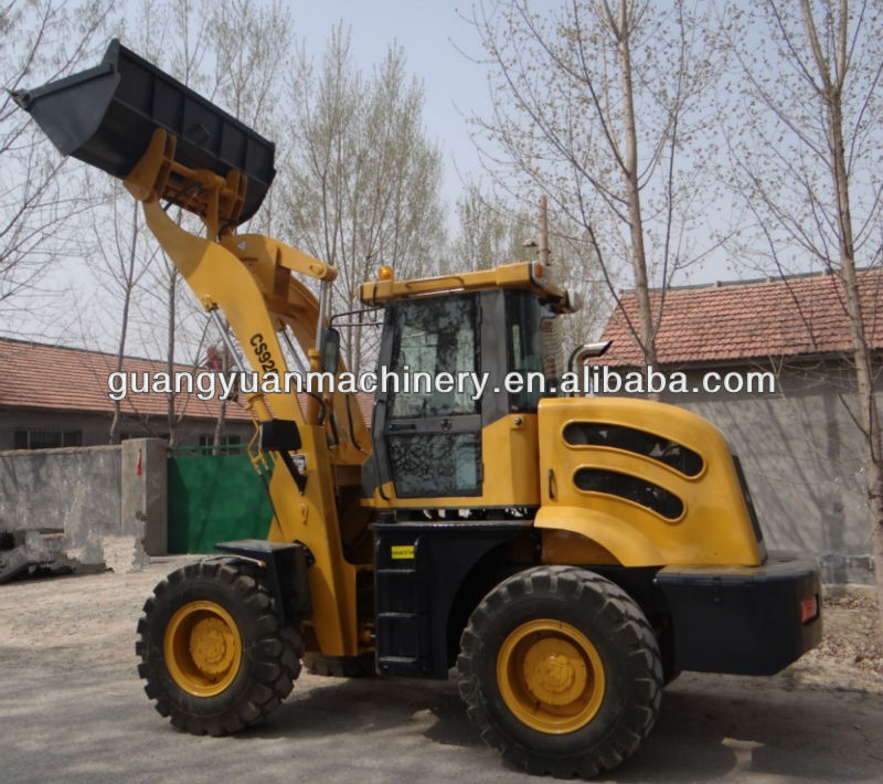 2 Ton Mini wheel Loader ZL20 with 4 in 1 bucket