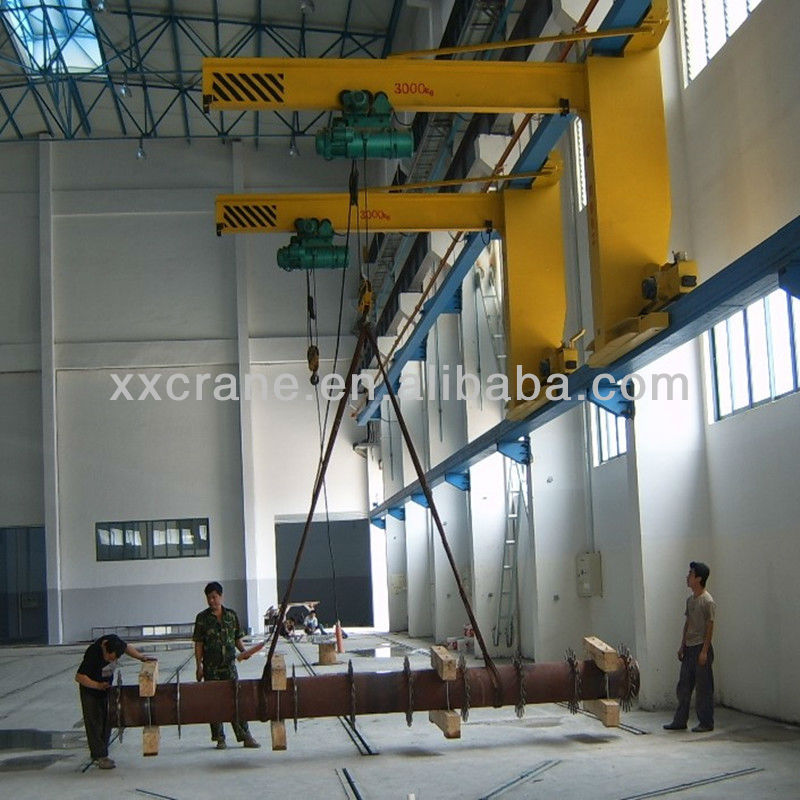 2 ton wall travelling jib crane