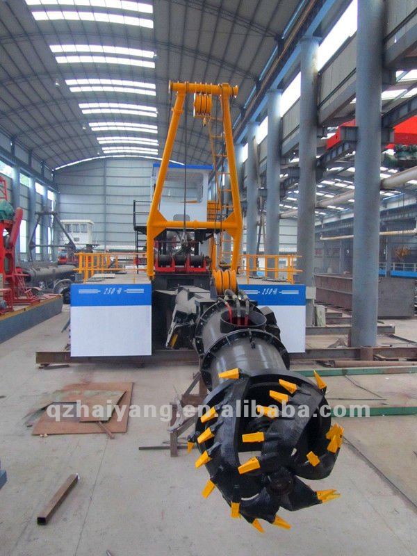 20 inch hydraulic cutter suction mining dredger