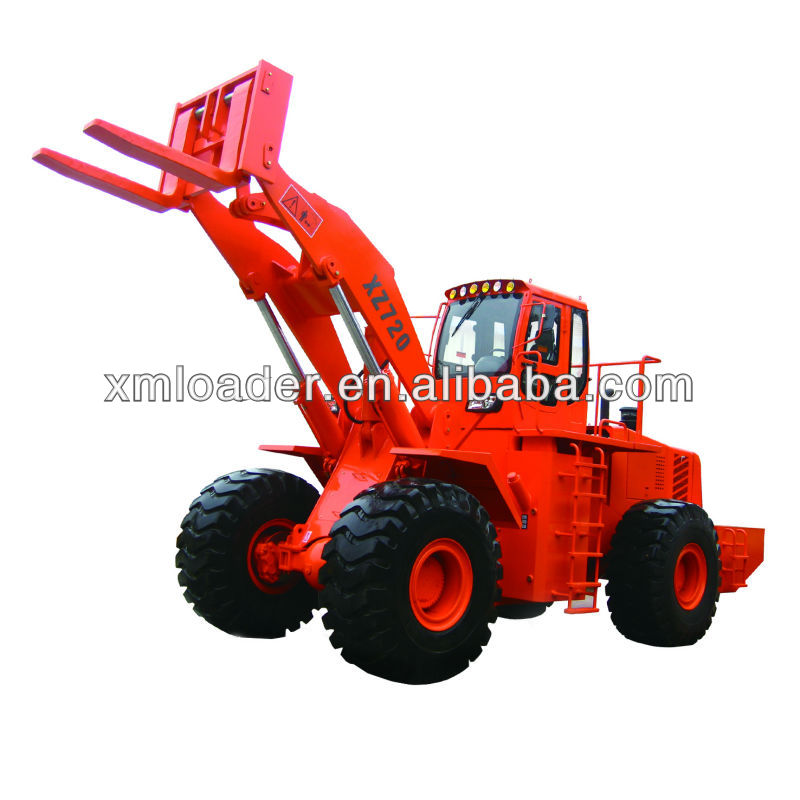 20 ton block handling wheel loader with fork XZ720 20t to 37t