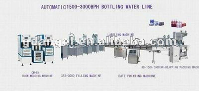 2000BPH small bottled water complete producing line
