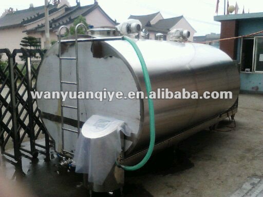 2000L Milk cooling milk tank with automatic CIP cleaning system