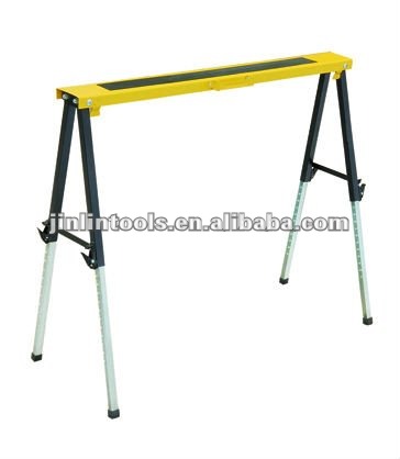 200KGS Capacity Fold down trestle adjustable legs saw horse