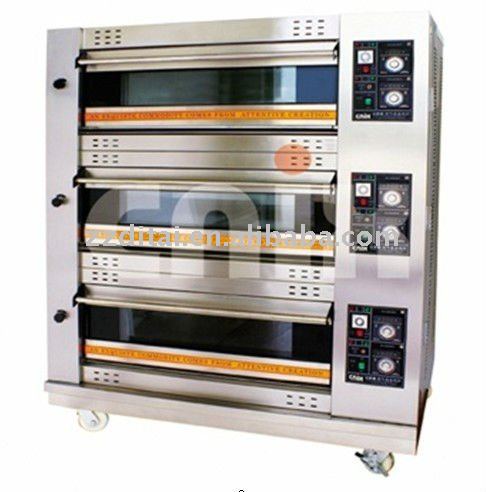 2011hot selling 3 layer 6 pans gas oven