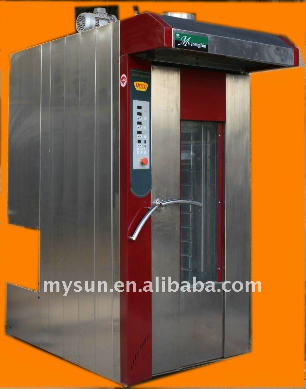 2011new 32 trays stainless steel diesel oil rotary oven (CE certification)/bread equipment /bakery machine)