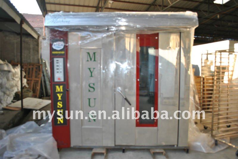 2011new 32 trays stainless steel diesel oil rotary oven (CE certification)/bread equipment /bakery machine)