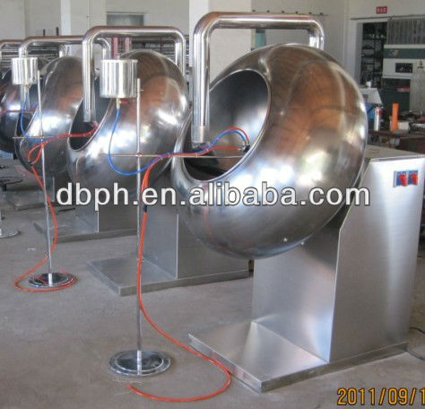 2012 best seller fully stainless steel wide output pine nuts chocolate coating machine