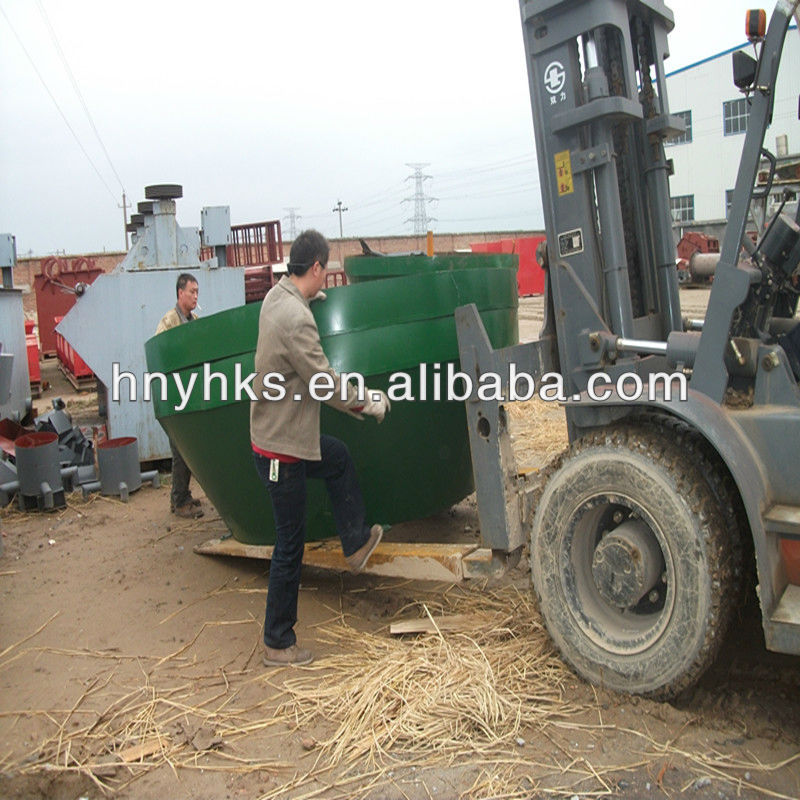 2012 hot sale cone wet grinding machine used in gold beneficiation process