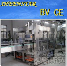 2012 New model glass bottle washing filling and capping machine