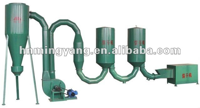2012 new type high capacity hot air flow type sawdust dryer