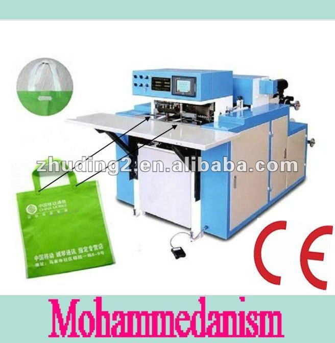 2012 Newly designed!Full automatic one time soft handle bag sealing machine, handle bag sealing machine