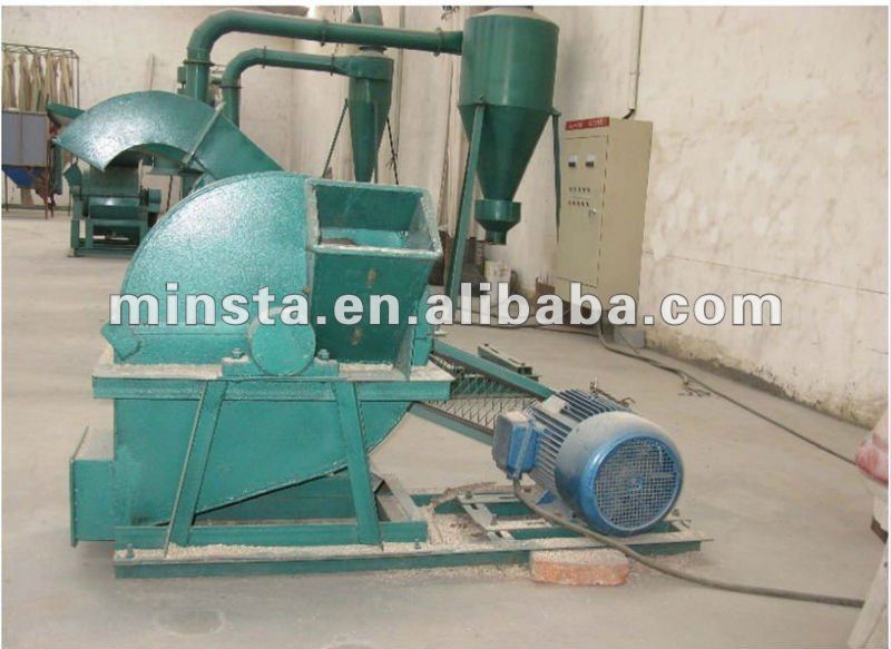 2012 popular Wood shaving mill for wood logs and branches