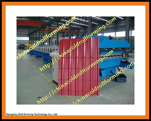 2012 Roof Tile Machine , SteeI Tile Roll Forming Machine