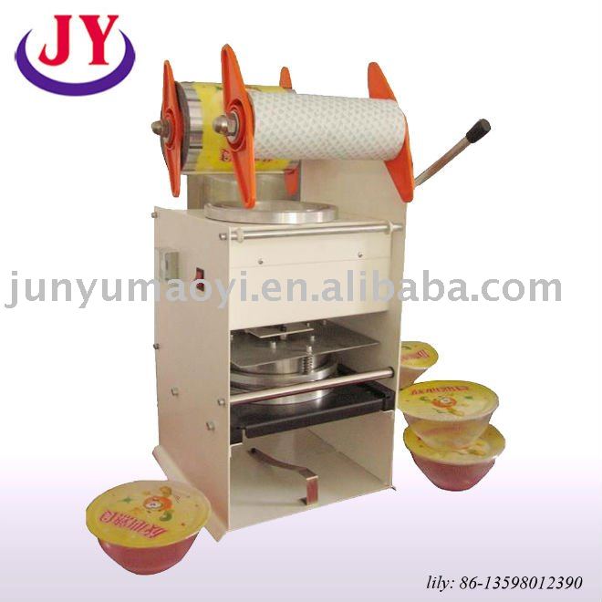 2012 semi-automatic cup sealing machine