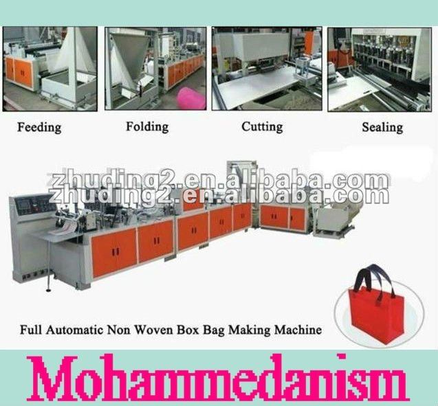 2012 special designed Fully automatic Side sealing bag making machine