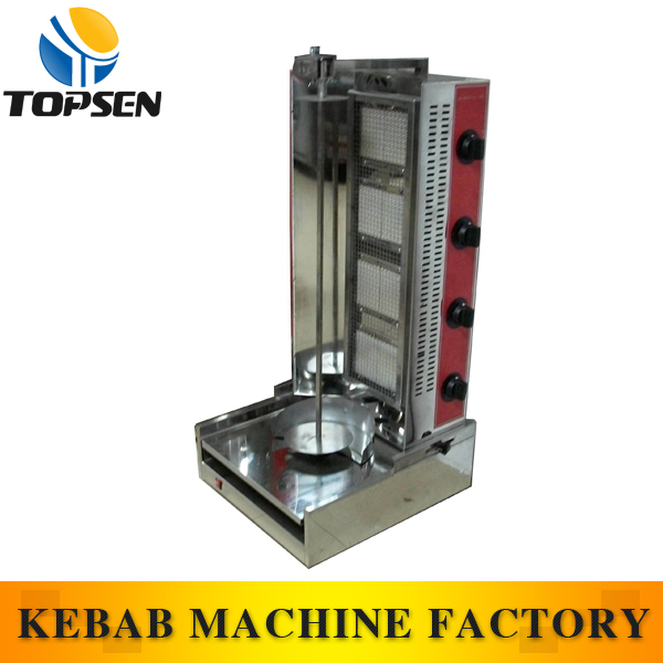 2013 4 burners gas meat shawarma machine machine