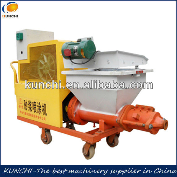 2013 best quality mortar spraying machine with high efficiency