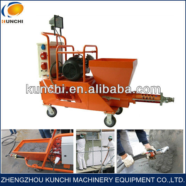 2013 best sold mortar plastering machine with high efficiency