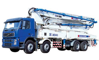 2013 China SMALL New 48m Truck-mounted concrete pump HDT5401THB-48/5 High quality