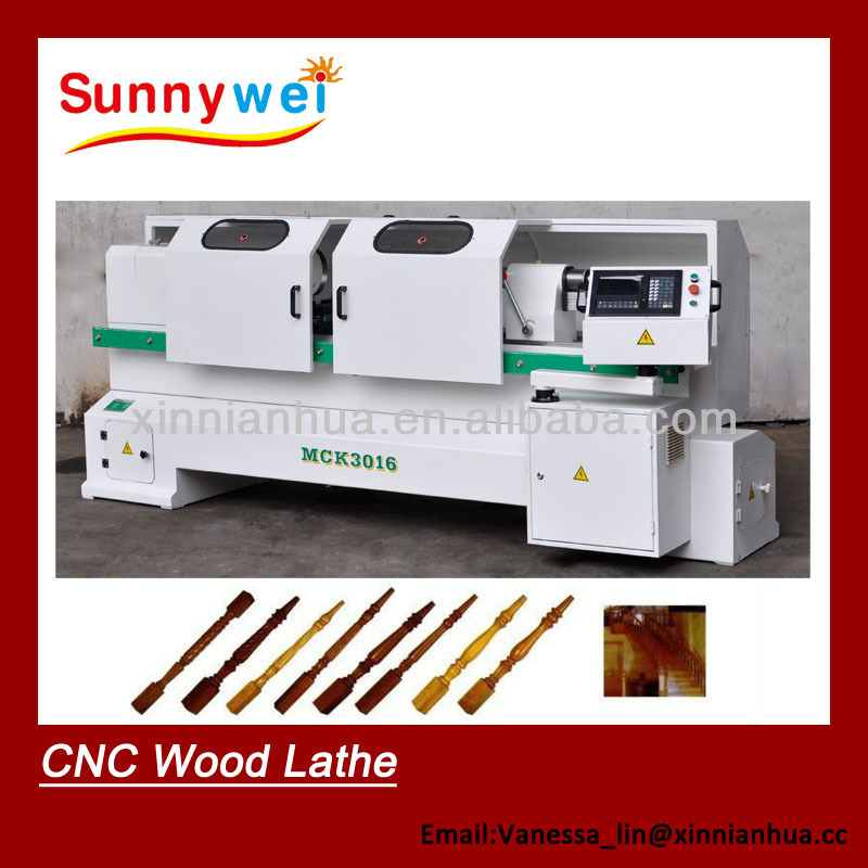 2013 CNC vertical wood lathe