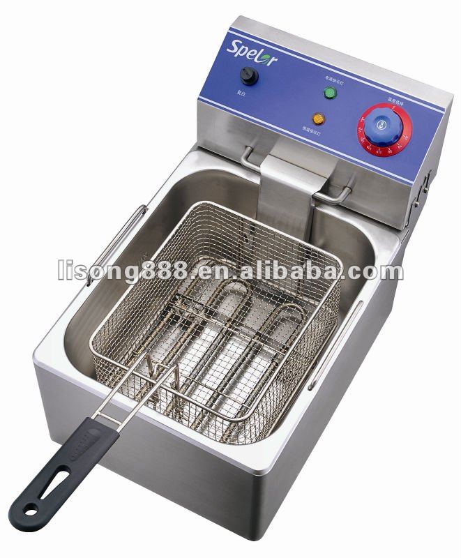 2013 good selling electric fryer with one tank